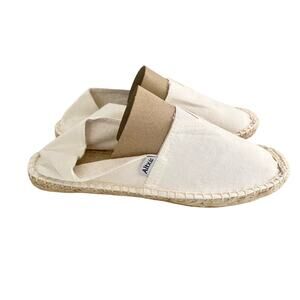 Altxic Womens Classic Canvas Braided Slip on Espadrilles Flat Size 40/9.5 NWOT